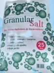 Granular Dishwasher Salt 25kg
