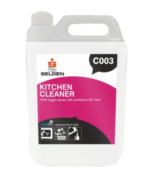 Kitchen/Catering Disinfectant Cleaner & Sanitiser 5L Kitchen/Catering Disinfectant Cleaner & Sanitiser 5L