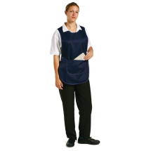 Tabard With Pocket Navy Blue One Size