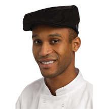 Chef Works Flat Cap Black M Chef Works Flat Cap Black M