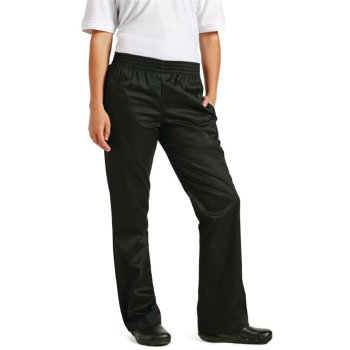 Chef Works Womens Basic Baggy Chefs Trousers Black Medium