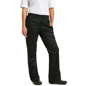 Chef Works Womens Basic Baggy Chefs Trousers Black S Chef Works Womens Basic Baggy Chefs Trousers Black S