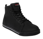 Recycled Microfibre Safety Hi Top Boots Matte Black 39 UK 6