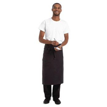 Chef Works Urban Rockford Canv as Bistro Apron Steel Grey