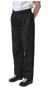 Nisbets Essentials Chef Trousers Black Medium Nisbets Essentials Chef Trousers Black Medium