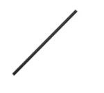 Black Paper Drinking Straws Box of 250 - 6mm x 200mm