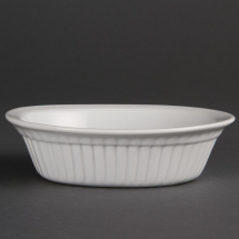 Olympia Whiteware Oval Pie Dis hes 170mm (Qty of 6)