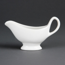 Olympia Whiteware Gravy Boats 180ml 6.08 oz (Pack of 6) Olympia Whiteware Gravy Boats 180ml 6.08 oz (Pack of 6)