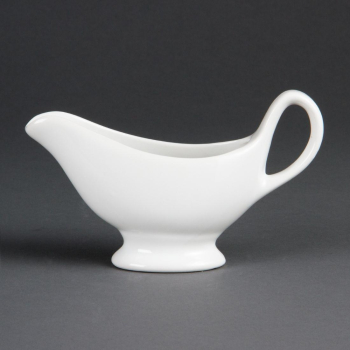 Olympia Whiteware Gravy Boats 180ml 6.08 oz (Pack of 6) Olympia Whiteware Gravy Boats 180ml 6.08 oz (Pack of 6)
