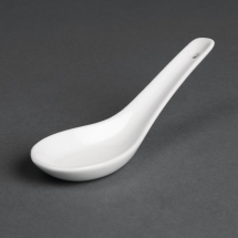 Olympia Whiteware Rice Spoons 130mm (Pack of 24) Olympia Whiteware Rice Spoons 130mm (Pack of 24)
