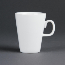 Olympia Whiteware Latte Mugs 310ml 11oz (Pack of 12) Olympia Whiteware Latte Mugs 310ml 11oz (Pack of 12)