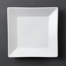 Olympia Whiteware Square Plate s Wide Rim 250mm