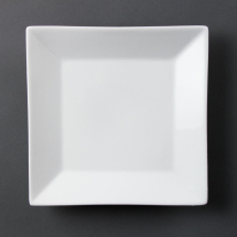 Olympia Whiteware Square Plate Wide Rim 250mm (Pack of 6) Olympia Whiteware Square Plate Wide Rim 250mm (Pack of 6)