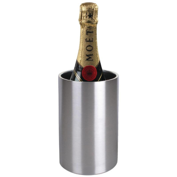 Olympia Brushed Stainless Steel Wine & Champagne Cooler Olympia Brushed Stainless Steel Wine & Champagne Cooler