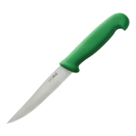Hygiplas Serrated Vegetable Knife Green 10.5cm