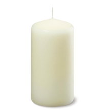 Ivory Pillar Tall Candles 130mm Pack of 12