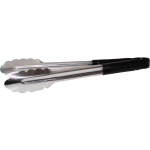 Hygiplas Colour Coded Black Serving Tongs 300mm 11"