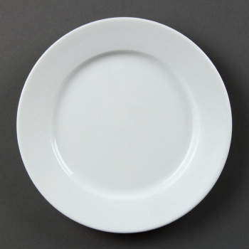 Olympia Whiteware Wide Rimmed Plates 202mm (12 Pack) Olympia Whiteware Wide Rimmed Plates 202mm (12 Pack)