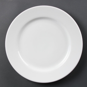 Olympia Whiteware Wide Rimmed Plates 310mm Pack quantity: 6