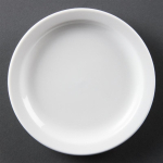 Olympia Whiteware Narrow Rimmed Plates 150mm (Pack 12)