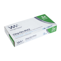Clingfilm for Wrapmaster 1000 Pack of 3 (300mm x 100m) Clingfilm for Wrapmaster 1000 Pack of 3 (300mm x 100m)