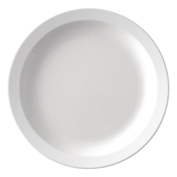 Kristallon Melamine Narrow Rimmed Plates 229mm (Pack 12) Kristallon Melamine Narrow Rimmed Plates 229mm (Pack 12)