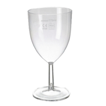 eGreen Polystyrene Wine Glass 200ml CE Marked 175ml (Qty 48) eGreen Polystyrene Wine Glass 200ml CE Marked 175ml (Qty 48)