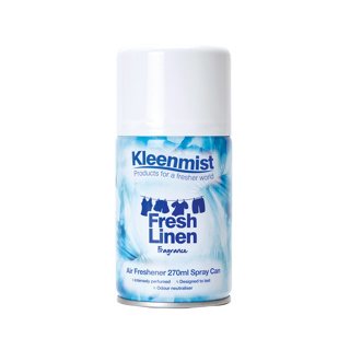 Aerosol Kleenmist Refill Fresh Linen 270ml x 12