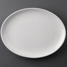 Olympia Athena Hotelware Oval Coupe Plates 254x197mm -Qty 12 Olympia Athena Hotelware Oval Coupe Plates 254x197mm -Qty 12