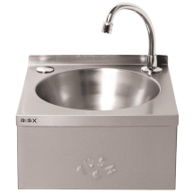 Basix Stainless Steel Knee Ope rated Hand Wash Basin