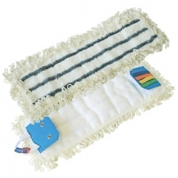 40Cm Microfibre Flat Mop with  Fringe Tearoff Colourcoded Ta 40Cm Microfibre Flat Mop with  Fringe Tearoff Colourcoded Ta