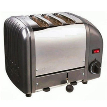 Dualit 3 Slice Vario Toaster M etallic Charcoal 30080