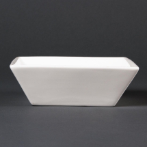 Olympia Lumina Square Bowls White 140mm (Pack of 6) Olympia Lumina Square Bowls White 140mm (Pack of 6)