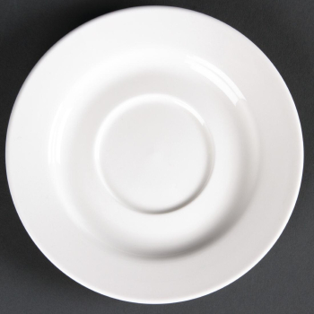 Olympia Lumina Round Saucers White 143mm (Pack of 6) Olympia Lumina Round Saucers White 143mm (Pack of 6)