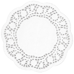 Olympia Round Paper Doilies 100mm (Pack of 250) 4"