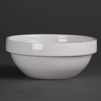 Olympia Whiteware Stacking Bowls 130mm (Pack of 12) Olympia Whiteware Stacking Bowls 130mm (Pack of 12)