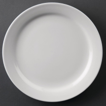 Olympia Athena Narrow Rimmed Plates 6 1/2inch (Pack of 12) Olympia Athena Narrow Rimmed Plates 6 1/2inch (Pack of 12)