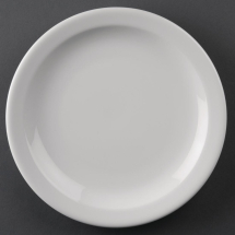 Olympia Athena Narrow Rimmed Plates 205mm/8inch (Pack of 12) Olympia Athena Narrow Rimmed Plates 205mm/8inch (Pack of 12)