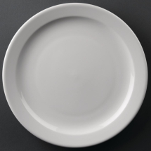 Olympia Athena Narrow Rimmed Plates 254mm/10inch (Pack of 12) Olympia Athena Narrow Rimmed Plates 254mm/10inch (Pack of 12)
