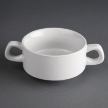 Olympia Athena Stacking Soup Bowls 160mm 290ml (Pack of 12) Olympia Athena Stacking Soup Bowls 160mm 290ml (Pack of 12)