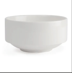 Olympia Lumina Stacking Soup Bowls White 398ml 14oz (Qty 6)