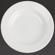 Royal Porcelain Classic White Wide Rim Plates 160mm