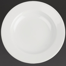 Royal Porcelain Classic White Wide Rim Plates 280mm Royal Porcelain Classic White Wide Rim Plates 280mm