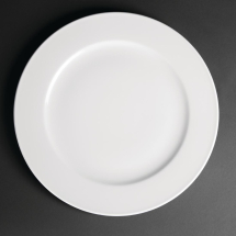Royal Porcelain Classic White Wide Rim Plates 310mm Royal Porcelain Classic White Wide Rim Plates 310mm