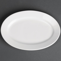 Royal Porcelain Classic White Oval Plates 200mm