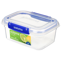 Sistema Rectangle Klip It Plus Food Storage Container 1Ltr Sistema Rectangle Klip It Plus Food Storage Container 1Ltr