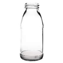 Glass Milk Bottle 200ml/7oz Box of 12