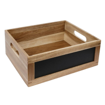 Olympia Bread Crate with Chalk board 1/2 GN
