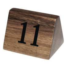 Wooden Table Number Signs Nos 44136
