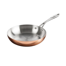 Vogue Tri Wall Copper Frying P an 240mm